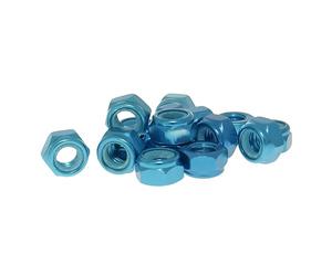 Vicma Nut Set Anodized Aluminum Blue - 15 PCS - M8 Thread