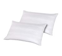 Vico Casa® Coppia federe copriguanciale con cerniera in 100% cotone - Set da 2 copricuscini 50x80cm (Diamond)