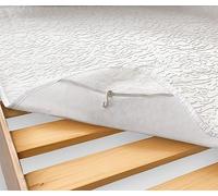 Vico Casa Coprirete con elastici per protezione materasso, dimensione letto singolo 80x190cm / Proteggi rete con ganci ed elastici agli angoli/MADE IN ITALY