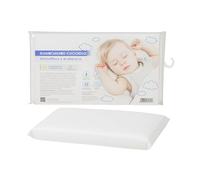 Vico Casa®Cuscino antisoffoco per culla 30x50cm, in poliureatano espanso microforato antisoffoco - Guanciale neonato MADE IN ITALY by Daunex modello Cucciolo