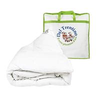 Vico Casa piumino del Trentino in 100% vera piuma d’oca naturale/DESIGNED IN ITALY modello Cortina/Piumone invernale una piazza e mezzo 200x200cm