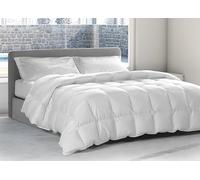 Vico Casa Piumino letto singolo MADE IN ITALY in piuma d’oca naturale, 5 punti di calore EXTRA WARM/Piumone anallergico ad una piazza 155x200cm, fodera in cotone