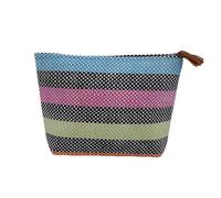 Vico Casa® RIVIERA Pochette mare donna, Borsetta spiaggia/Pochette a mano da spiaggia 25x16cm con cerniera/Modello 3