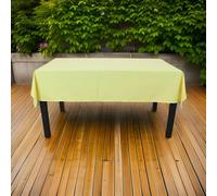 Vico Casa® Tovaglia antimacchia 140x320cm per tavolo cucina, salotto/Copritavolo resistente alle macchie, in poliestere (Limone Verbana)