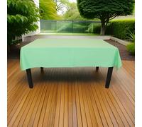 Vico Casa® Tovaglia antimacchia 140x320cm per tavolo cucina, salotto/Copritavolo resistente alle macchie, in poliestere (Verde Salvia)
