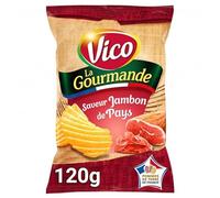 VICO - La Gourmande chip, prosciutto, 120 g, 4 pezzi