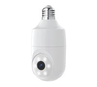 VICOHOME DP01 - Telecamera WiFi da 3 megapixel con attacco E27, visione notturna IR, luce bianca, PIR, microSD e audio a 2 vie