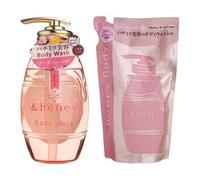 ViCREA - &honey Pure Rose Honey Deep Moist Gel Body Wash 440ml Refill