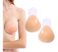 VicSec Reggiseno Adesivo in Silicone Push Up Invisibile Donna Copricapezzoli Basic Autoadesiva Riutilizzabili Coppa Senza Spalline Imbottito Pasta per Seno Abito Costumi da Bagno