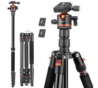 Victiv 198cm Treppiede Fotocamera per Sony Canon Nikon, Cavalletto Fotografico e Smartphone Compatto da Viaggio, Treppiedi Smartphone Cavalletto Macchina Fotografica Carichi Pesanti Fino a 8 kg