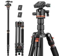 Victiv Treppiede Fotocamera e Smartphone 194cm, Cavalletto Fotografico per Sony Canon Nikon Compatto da Viaggio, Treppiede Reflex in Alluminio Premium Supporta la Fotografia Panoramica a 360°