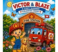 Victor & Blaze: A cozy summer coloring book