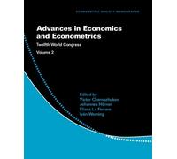 Victor Chernozh Advances in Economics and Econometrics: Volu (Copertina rigida)
