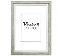 Victor Cornice Foto Boho Grigio 21x30 cm (A4), Acrilico Infrangibile, Striscia 30x16 mm, Stile Vintage Rustico, Cornice Straordinaria, Ideale per Foto e Decorazione.