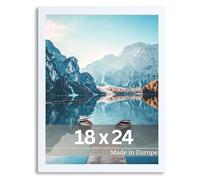 VictoR Cornice portafoto Dali 18x24 cm, bianca quadrata in legno