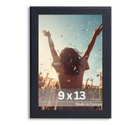 VictoR Cornice portafoto Dali, 9 x 13 cm, nera, quadrata, in legno, 9 x 13 cm, colore nero, 9 x 13 cm