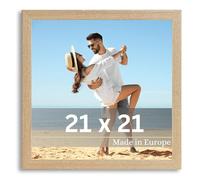 Victor cornice portafoto “Klee” beige 21x21 cm - legno - design semplice e moderno - decorazione per la casa