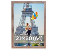 Victor cornice portafoto “Klee” marrone 21x30 cm - legno - design semplice e moderno - decorazione per la casa