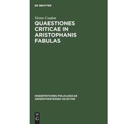Victor Coulon Quaestiones Criticae in Aristophanis Fabulas (Copertina rigida)