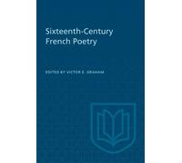 Victor E Graham Sixteenth-Century French Poetry (Tascabile) Heritage