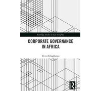Victor Ediagbonya Corporate Governance in Africa (Copertina rigida)