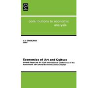 Victor Ginsburgh Economics of Art and Culture (Copertina rigida)