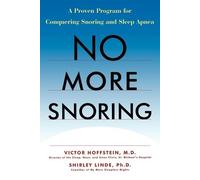 Victor Hoffstein Shirley Linde No More Snoring (Tascabile)