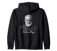 Victor Lo scrittore Hugo Ritratto letterario Scrittore Classico Felpa con Cappuccio