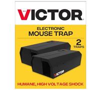 Victor M250BSR-2 Trappola elettronica per topi umana per interni, senza tocco, senza vedere, trappola elettrica per topi - confezione da 2