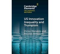 Victor Menaldo Nicolas Wit U.S. Innovation Inequality and Tr (Copertina rigida)