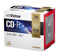 Victor One-Time Recording Music CD-R AR80FP20J1 (48x/20 dischi, 80 minuti) bi...