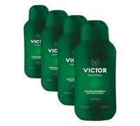 Victor Original Doccia Shampoo Uomo 250 ml, Detergente Corpo e Capelli, Formula Delicata con Estratti Naturali, Tonifica e Rigenera, Fragranza Maschile Classica (Confezione da 4)