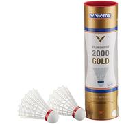Set di 6 volani in nylon Victor Gold 2000 Blanc TU