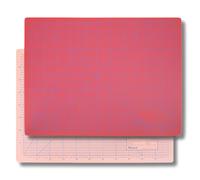 Victor Tappetino da Taglio Autorigenerante 30x45cm (A3), Rosso e Arancio, 3 Strati, Stampa Doppia, Superficie Autorigenerante, Perfetta per Creatività