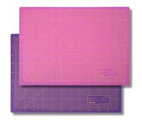 Victor Tappetino da Taglio Autorigenerante 60x90cm (A1), Viola e Rosa, 3 Strati, Stampa Doppia, Superficie Resistente, Adatto per Lavori Artigianali e Modellismo
