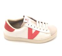 Victoria 1126142 sneaker pelle bianca-rosa.camoscio rosa fondo gomma C