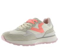 victoria 1985 Sneaker Rush Nylon & Pezzi Metallizzati & Crosta di Pelle & Logo retrò 8807106 per Donna Beige 39