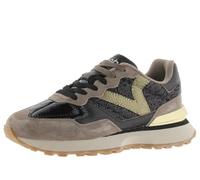victoria 1985 Sneaker Rush & Pezzi Metallizzate & in Crosta di Pelle & Logo retrò 8807109 per Donna Negro 40