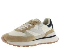 victoria 1985 Sneaker Unisex Rush Nylon & Pezzi in Crosta di Pelle & Logo retrò 8807104 per Adulto Beige 42