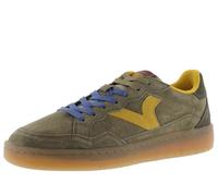 victoria 1985 Sneaker Unisex Smash Crosta di Pelle & Pezzi Colorate A Contrasto & Suola Caramello 8806111 per Adulto Kaki 45