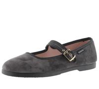 victoria Ballerine Gong Fu Velluto & Bordo Abbinato & Fibbia 1080111 per Donna Gris 38