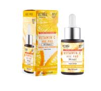 Victoria Beauty 10% siero di vitamina C ad alto dosaggio, Glow siero viso per una pelle radiosa con effetto anti-invecchiamento, vegano, cura del viso altamente efficace, 30 ml