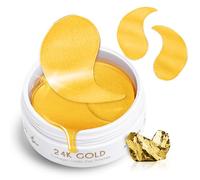 Victoria Beauty Cuscinetti per occhi in collagene oro 24 K, contro occhiaie, collagene per occhi di collagene, per rinfrescare gli occhi, per ridurre le rughe e il gonfiore, 60 pastiglie