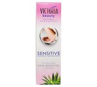 Victoria Beauty - Crema depilazione per la zona intima, viso e bikini: depilazione rapida e semplice per le donne (1 x 250 ml)