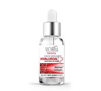 Victoria Beauty - Siero ialuronico ad alto dosaggio con collagene, niacinamide e Matrixyl 3000, siero viso anti-invecchiamento con acido ialuronico e peptidi contro le rughe, 20 ml