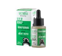 VICTORIA beauty - Siero per cuoio capelluto secco con Bio Aloe Vera, Siero per cuoio capelluto altamente concentrato con olio di tea tree e biotina, allevia il prurito e idrata intensamente, 30ml