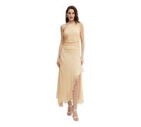 Victoria Beckham - Abito Lungo Arricciato - - Dresses - Donna - Beige - M