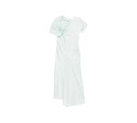 Victoria Beckham - Abito Midi Asimmetrico con Volant - - Dresses - Donna - Blu - M