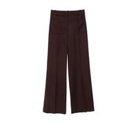 Victoria Beckham - Alina Pantaloni Ampi - - Trousers - Donna - Marrone - XS