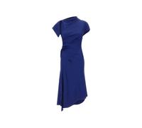 Victoria Beckham - Asymmetric Gathered Dress - - Dresses - Donna - Blu - S